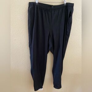 Patagonia Black Elastic Waist Pull On Drawstring Pants Size XL